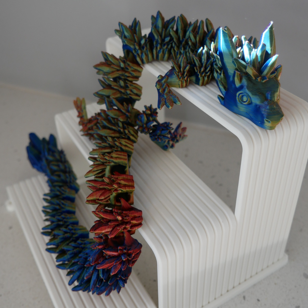 Large Articulated Crystal Dragon