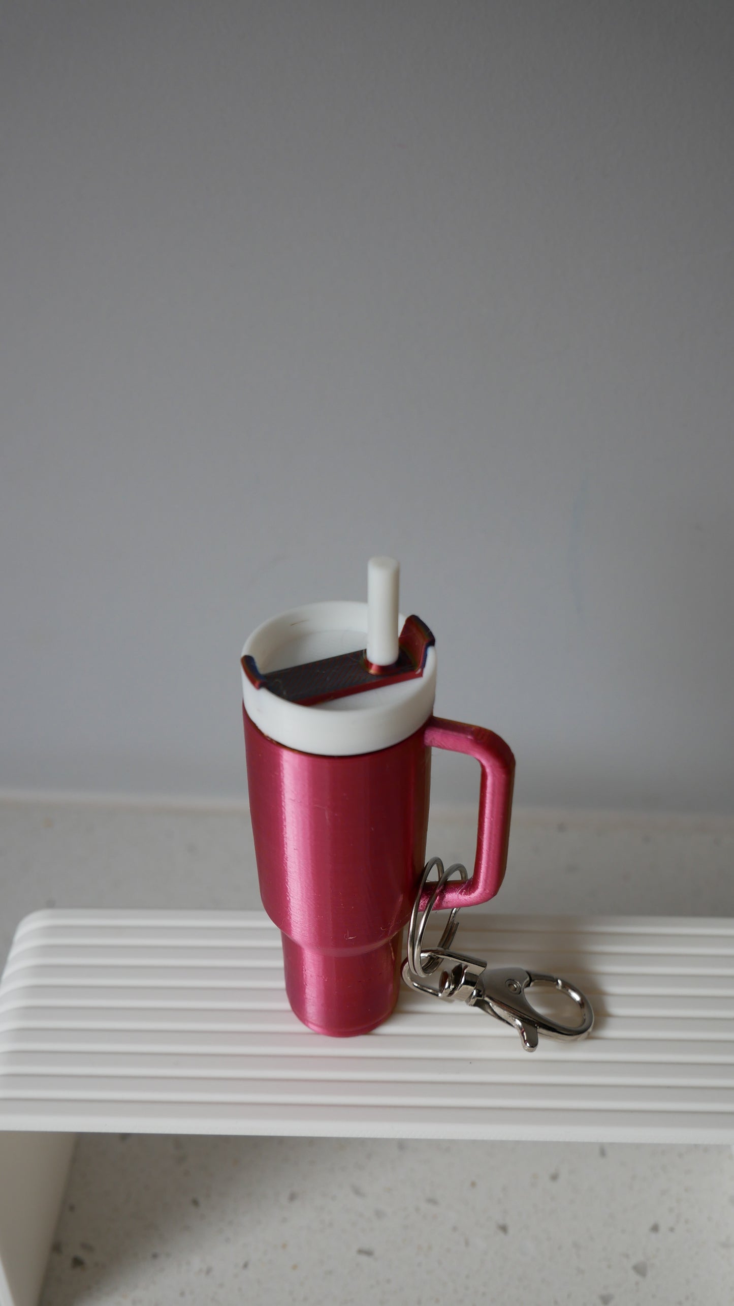 Stanley Cup Inspired Keychain with Storage
