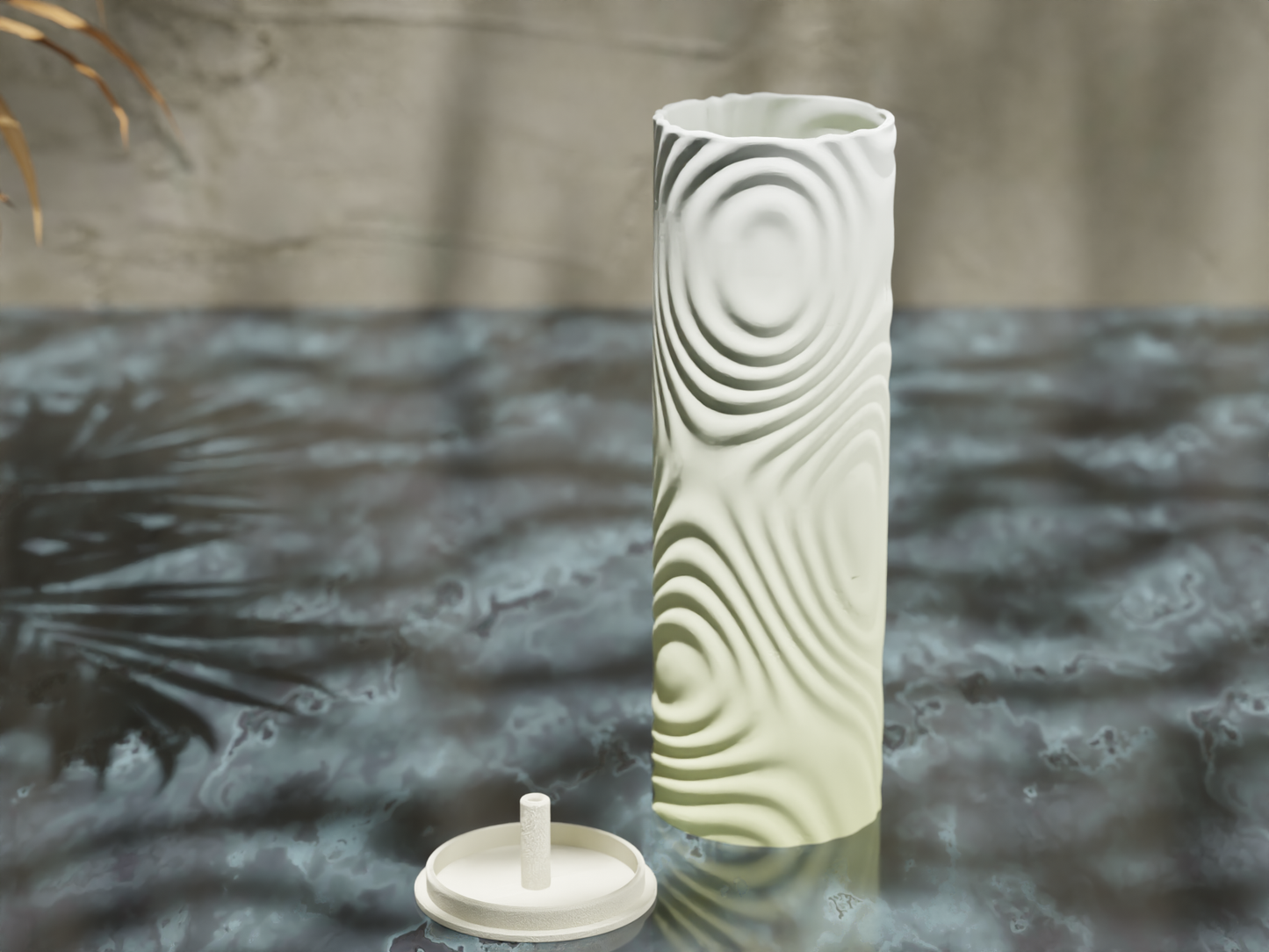 Wave Style Incense Holder