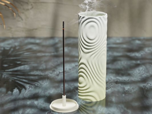 Wave Style Incense Holder